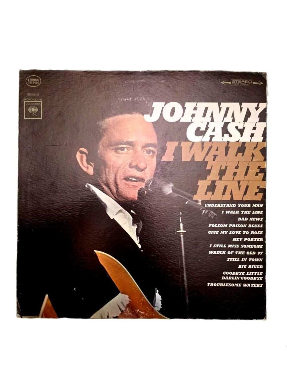 Johnny Cash I Walk The Line 1964 Vintage Vinyl Album Cover SLEEVE ONLY No Record